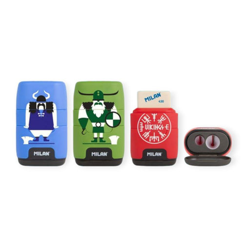Picture of MILAN VIKINGS SERIES SHARPENER + ERASER